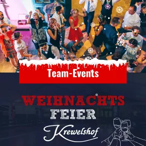 Weihnachtsfeier Team Events auf dem Krewelshof