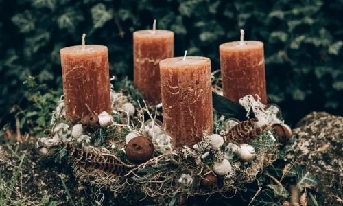 Adventskranz Beispiel